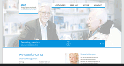 Desktop Screenshot of gillert-medizintechnik.de